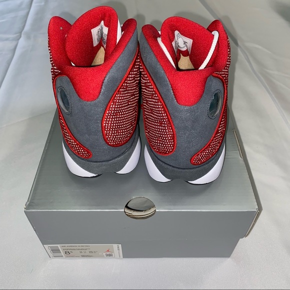 Nike Air Jordan 13 Men’s Red Flint NEW 8.5 - Picture 3 of 5